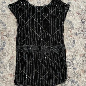 Black beaded dress